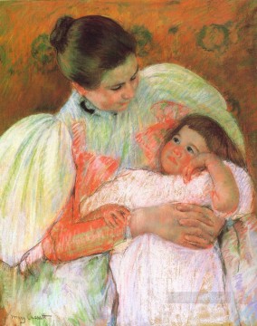 La enfermera y el niño madres hijos Mary Cassatt Pinturas al óleo